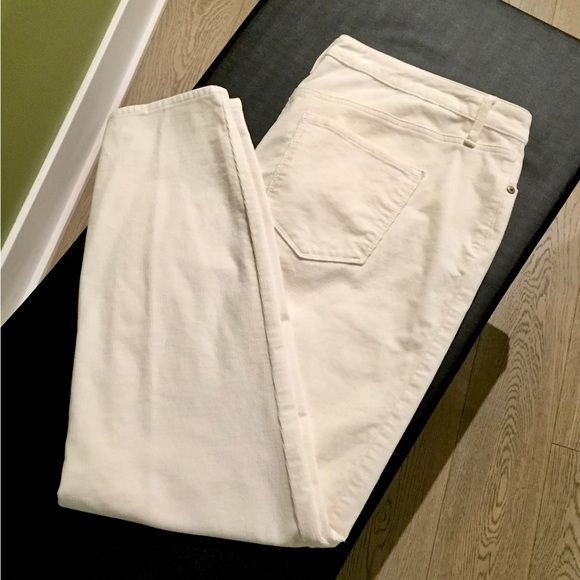 Talbots white corduroy pants - Picture 5 of 9